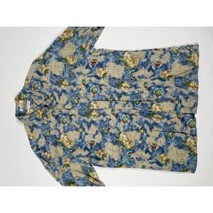 Pierre Cardin Vintage Rayon Hawaiian Shirt Large